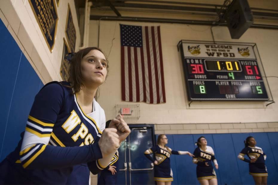 Deaf cheerleaders sign their team spirit