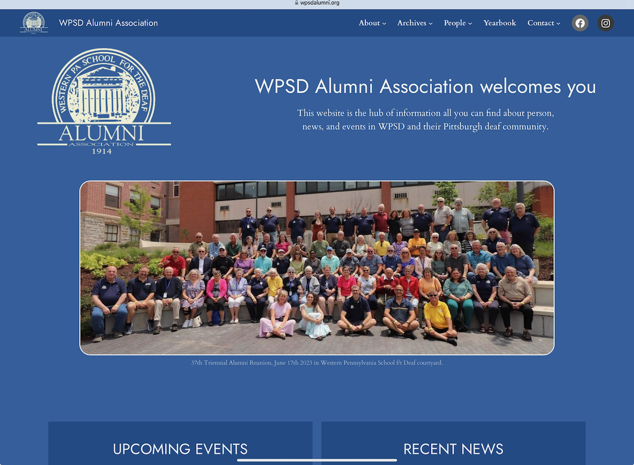 Major redesign of WPSD Alumni website