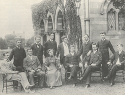 Agatha with her 1893 graduating class.